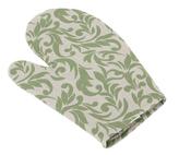 Kuchyňská chňapka - ornament zelený - chňapka 28x18 cm