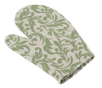 Kuchyňská chňapka - ornament zelený - chňapka 28x18 cm