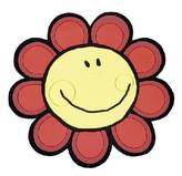 Kuchyňská podložka - červená slunečnice - 10x10 cm