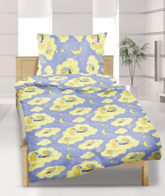 Dětské povlečení bavlna Agáta - medvídek na mráčku - 90x135,45x60 cm