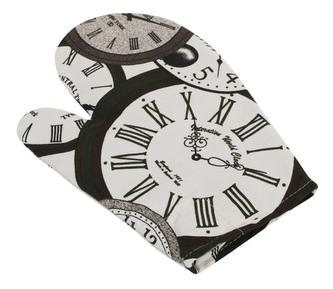 Kuchyňská chňapka - hodiny - chňapka 28x18 cm