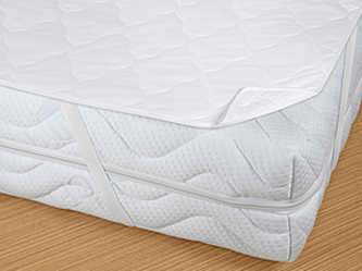 Matracový chráníč BELLA LUX - bílý - 160x200 cm