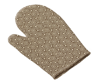 Kuchyňská chňapka - Mandaly hnědé - chňapka 28x18 cm