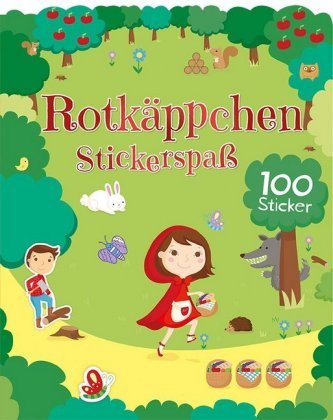 Rotkäppchen Stickerspaß