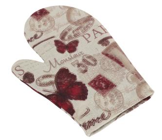 Kuchyňská chňapka - Paříž s motýlem - chňapka 28x18 cm