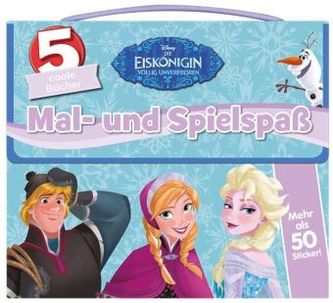 Die Eiskönigin: Mal- und Spielspaß, 5 Bde.