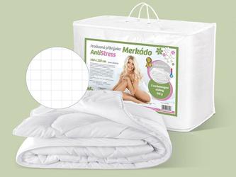 Přikrývka Merkado AntiStress 935g - celoroční přikrývka - bílá , 140x220 cm - prodloužená