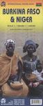 International Travel Map ITM Burkina Faso & Niger