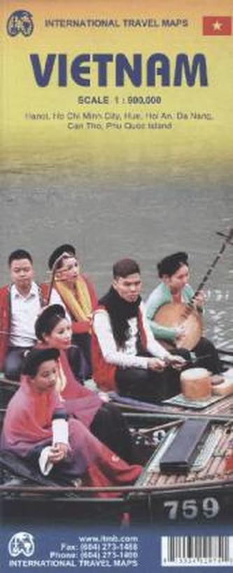 International Travel Map ITM Vietnam. International Travel Map ITM Viet Nam