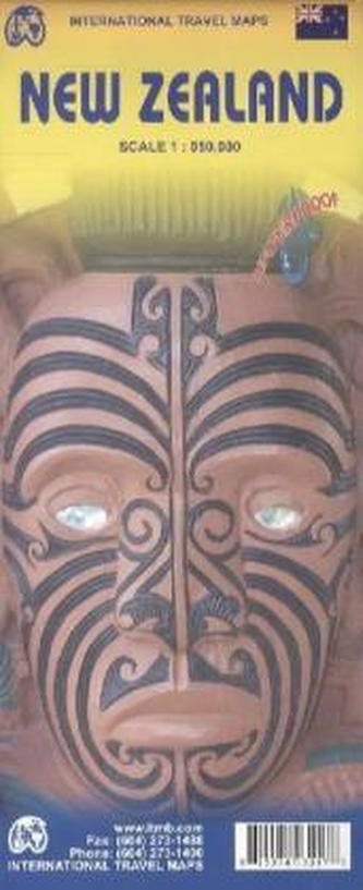International Travel Map ITM New Zealand