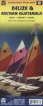 International Travel Map ITM Belize & Eastern Guatemala