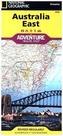 National Geographic Adventure Travel Map Australia East