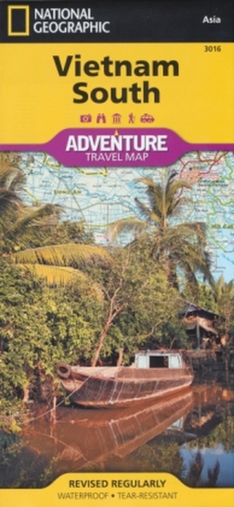 National Geographic Adventure Map Vietnam South