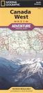 National Geographic Adventure Travel Map Canada West