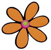 Kuchyňská podložka - kopretina oranžová - 10x10 cm