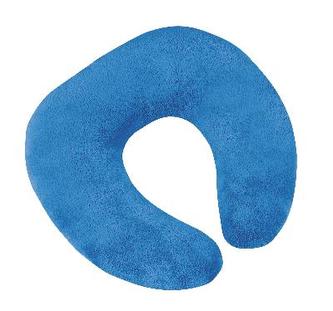 Polštářek cestovní podkova - modrá - 30x35 cm