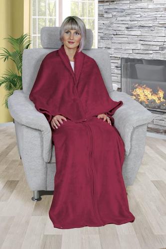 Korall televizní pytel 150x180 cm - vínový