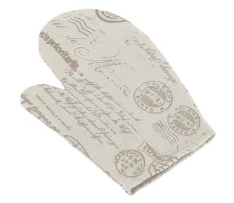 Kuchyňská chňapka - známky béžové - chňapka 28x18 cm