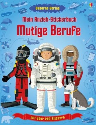 Mein Anzieh-Stickerbuch: Mutige Berufe
