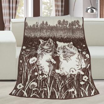 Přikrývka Karmela PLUS  jednolůžko - koťata - 150x200 cm