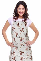 Kuchyňská zástěra IVO - andílci - zástěra 67x84 cm