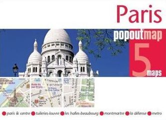 Paris PopOut Map, 5 maps