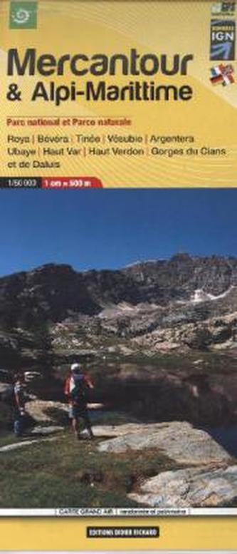 Carte Grand Air Mercantour & Alpi-Marittime
