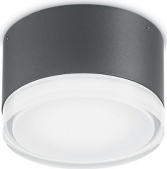 Venkovní stropní a nástěnné svítidlo Ideal Lux Urano PL1 small antracite 168111 IP44