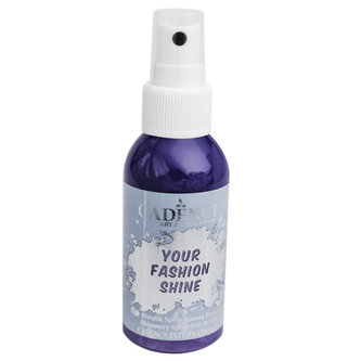 Perleťový sprej na tmavý textil Cadence - fialová / 100 ml