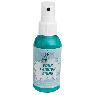 Perleťový sprej na tmavý textil Cadence - smaragdově zelená / 100 ml