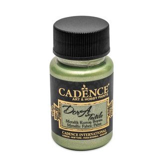 Cadence metalická barva na textil 50 ml - mentolová