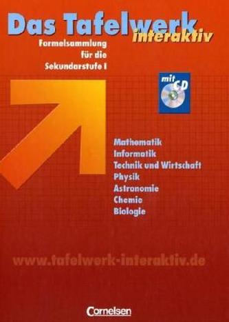 Das Tafelwerk interaktiv - Formelsammlung für die Sekundarstufe I, Westliche Bundesländer, m. CD-ROM