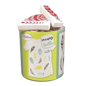 Razítka na textil StampoTextile - Peříčka