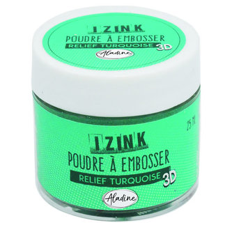 Embosovací prášek 25 ml - tyrkysový