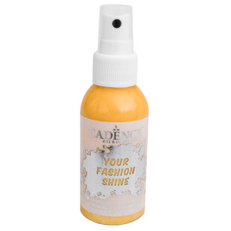 Cadence perleťový sprej na tmavý textil 100ml - žlutá