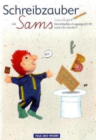 Schreibzauber mit Sams, Schreibheft Vereinfachte Ausgangsschrift nach Druckschrift