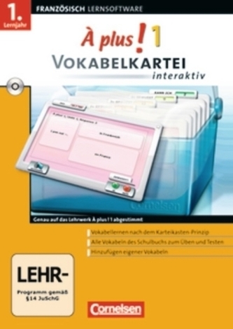 Vokabelkartei interaktiv, 1 CD-ROM