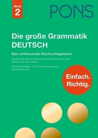PONS Die große Grammatik DEUTSCH