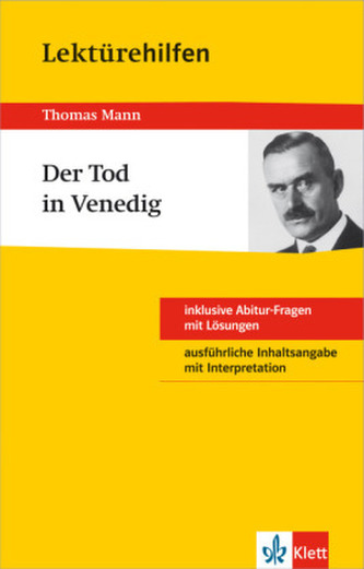 Lektürehilfen Thomas Mann 'Der Tod in Venedig'