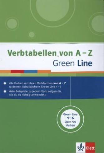 Green Line, Verbtabellen von A-Z