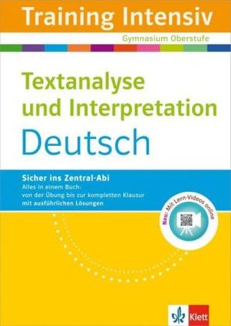 Training Intensiv Deutsch, Textanalyse und Interpretation