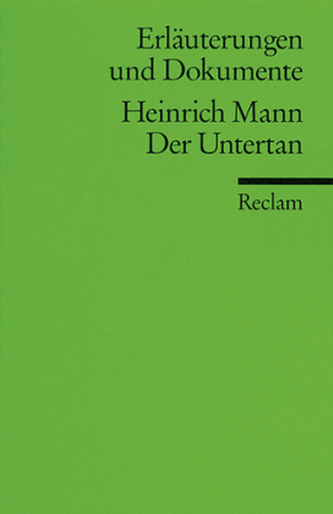 Heinrich Mann 'Der Untertan'