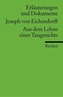 Josef Frhr. von Eichendorff 'Aus dem Leben eines Taugenichts'