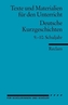 Deutsche Kurzgeschichten, 9.-10. Schuljahr