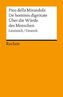 Rede über die Würde des Menschen. Oratio de hominis dignitate