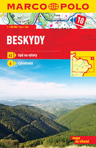 Beskydy 10 - mapa 1:100 000