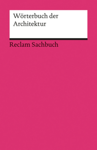 Wörterbuch der Architektur