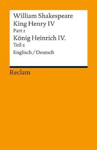 King Henry IV / Heinrich IV. Pt.2/Bd.2