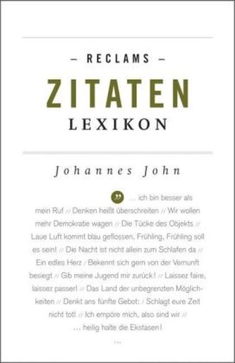 Reclams Zitaten-Lexikon