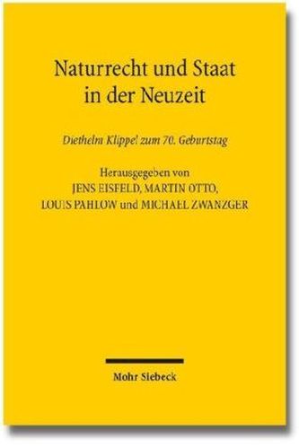 Naturrecht und Staat in der Neuzeit